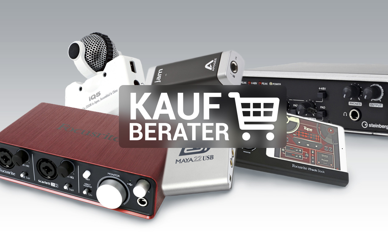 Kaufberater preiswerte Audio-Interfaces Artikelbild