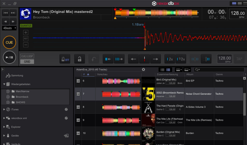 Rekordbox Tracks analysieren: Das richtige Raster ist sehr wichtig!