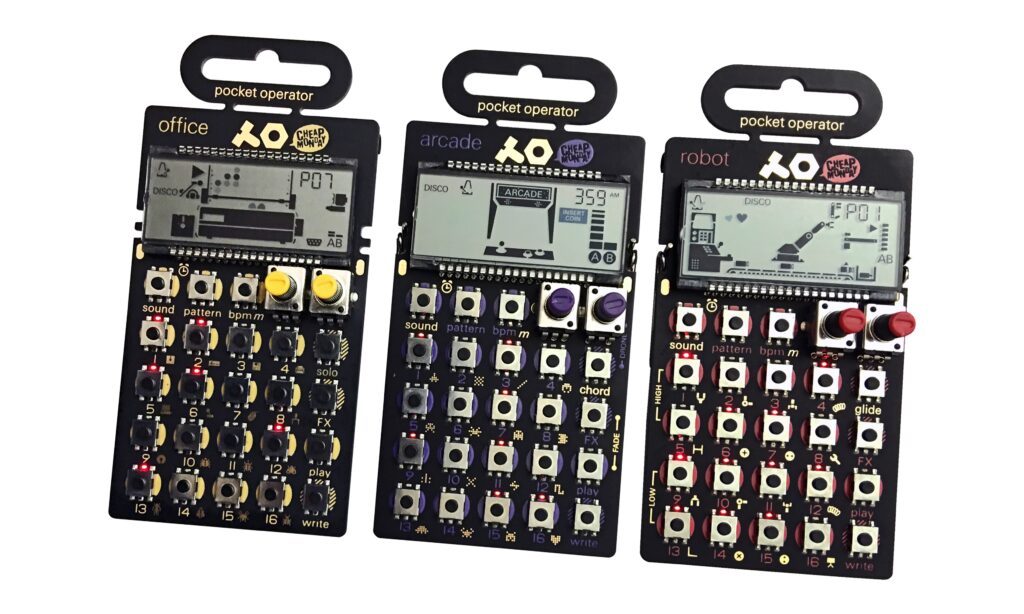 Teenage Engineering Pocket Operator PO-20 Arcade PO-24 Office und