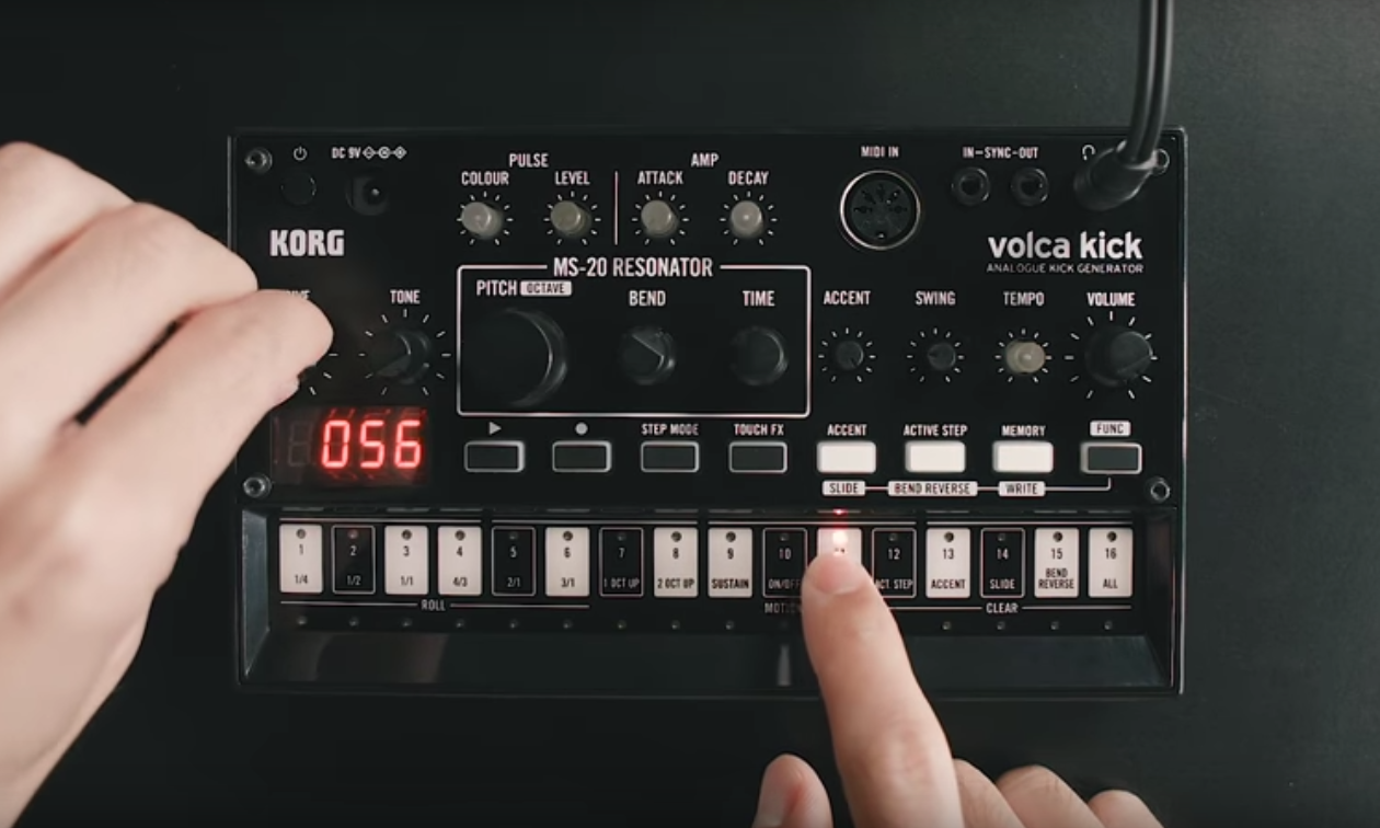 Korg volca Kick Demo Video mit Tatsuya Takahashi - Bonedo