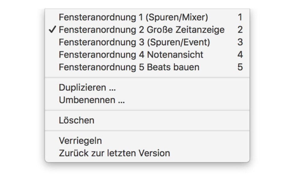 Verschiedene Fensteranordnungen lassen dich schnell die Ansichten wechseln.