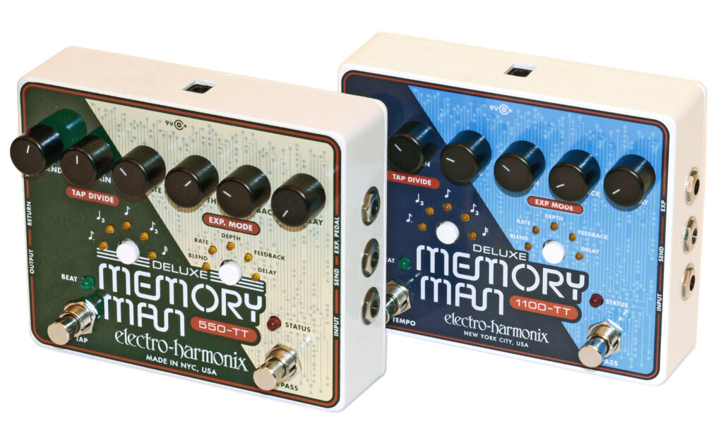 Electro Harmonix Deluxe Memory Man TapTempo (TT) 550 und 1100 Test