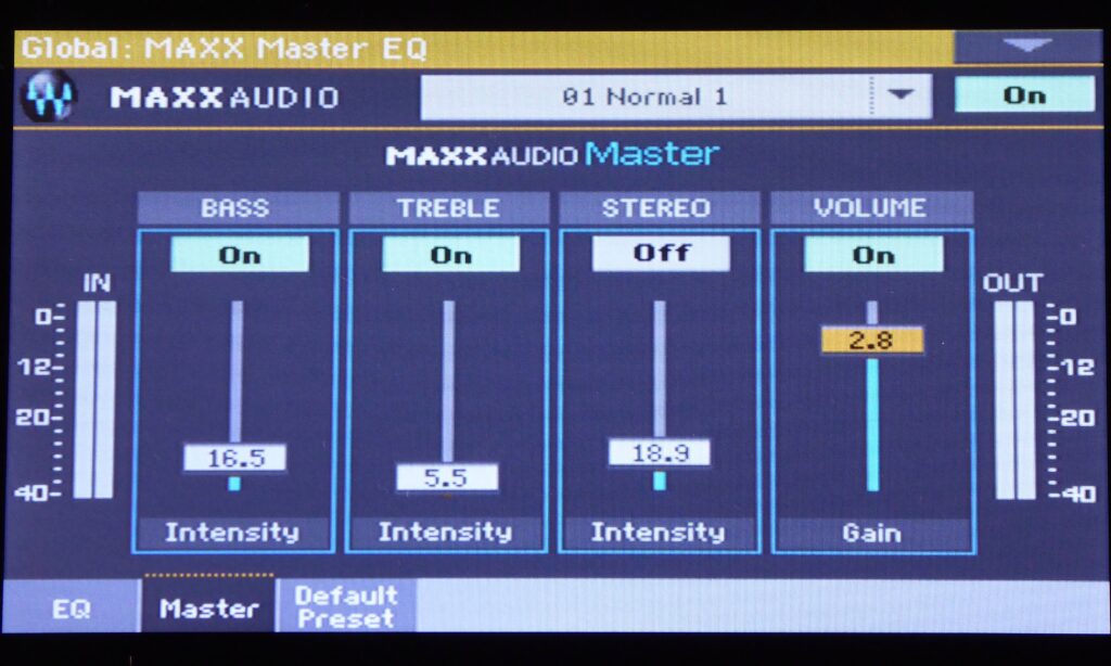 Die vier PlugIns der MAXX-Audio-Suite im Pa4X. (Foto: Jürgen Sartorius)