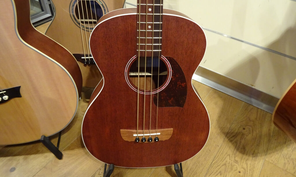 Pickguard bei einem Akustikbass