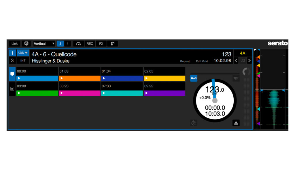 Der absolute Modus in Serato DJ Pro