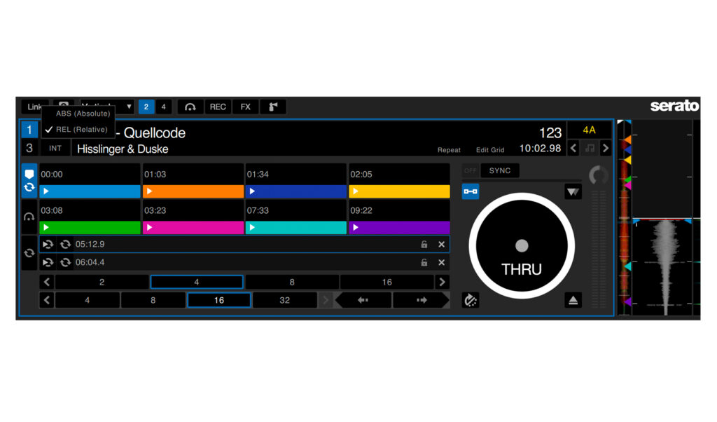 Der Thru Modus in Serato DJ Pro