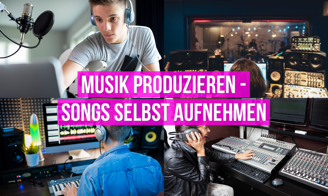 Eigene Songs produzieren – Musik selbst aufnehmen lernen Artikelbild