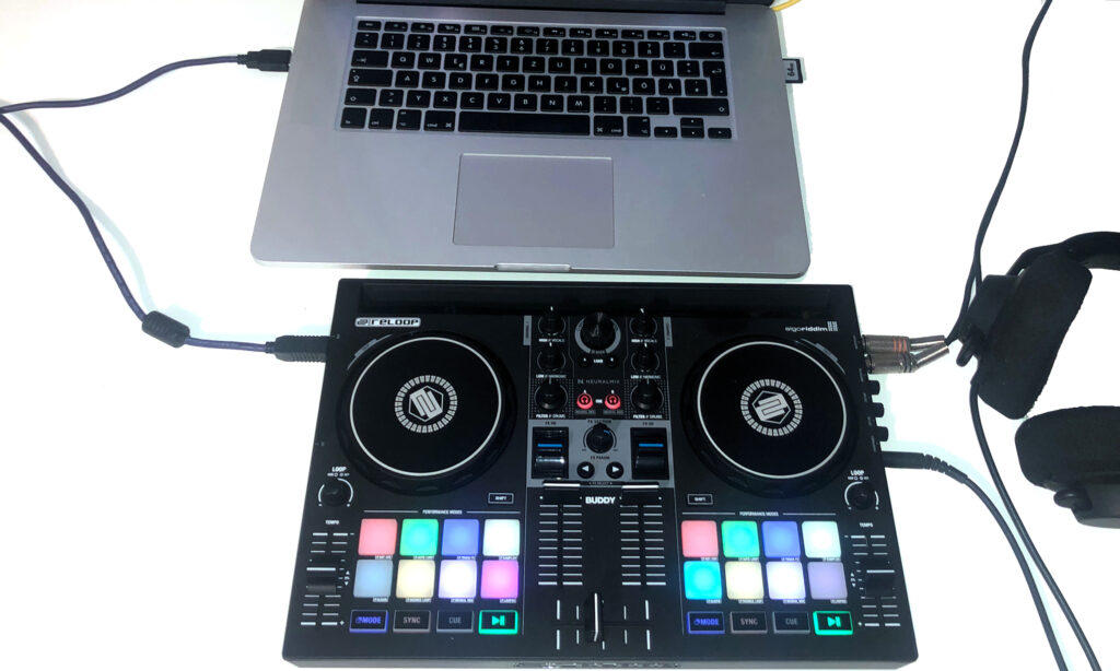 Reloop Buddy mit MacBook Pro