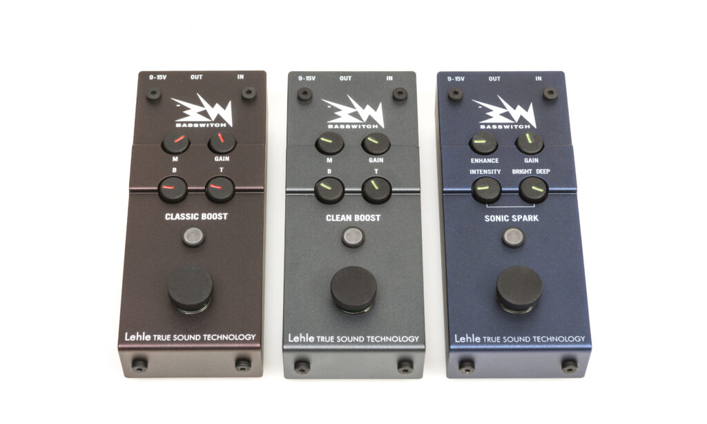 RMI Basswitch Classic Boost , Clean Boost und Sonic Spark