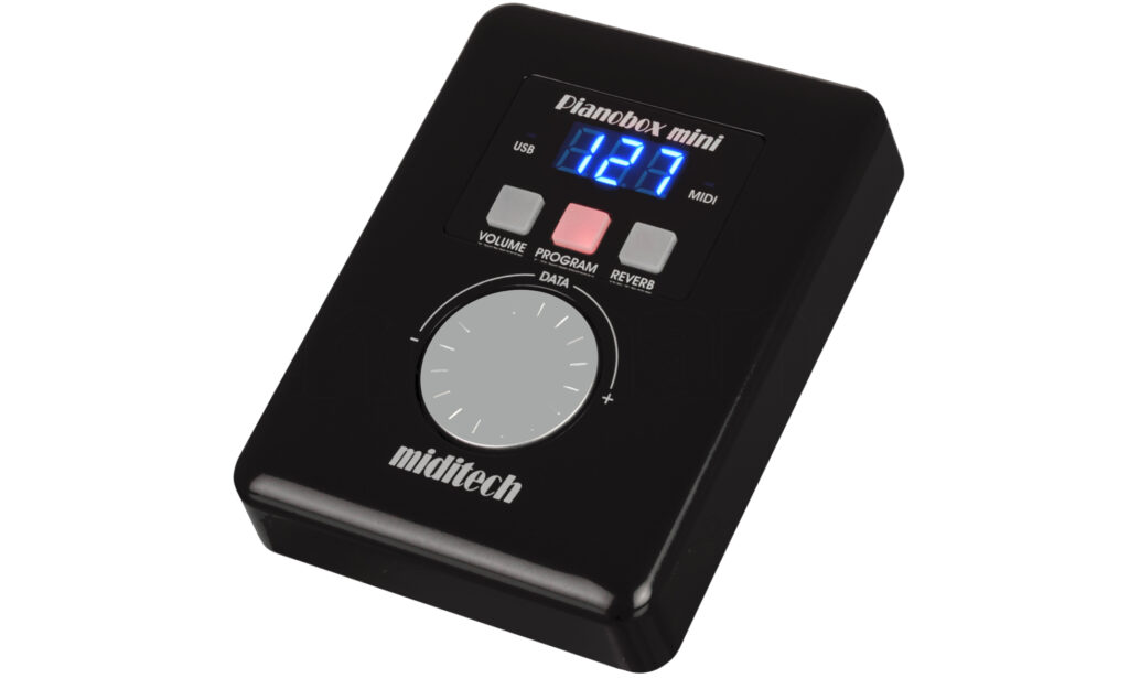 Miditech Pianobox Mini: Mobiles GM-Modul im Desktop-Format.