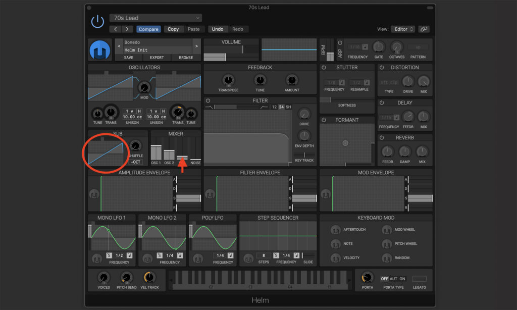 Synthesizer Leadsounds: 