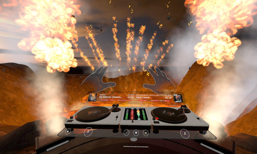 Algoriddim djay VR: Vollwertige DJ-App zum Auflegen in VR, MR und XR