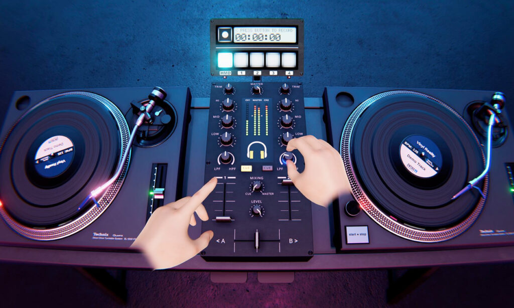 Vinyl Reality: DJ  in VR und Mixed Reality