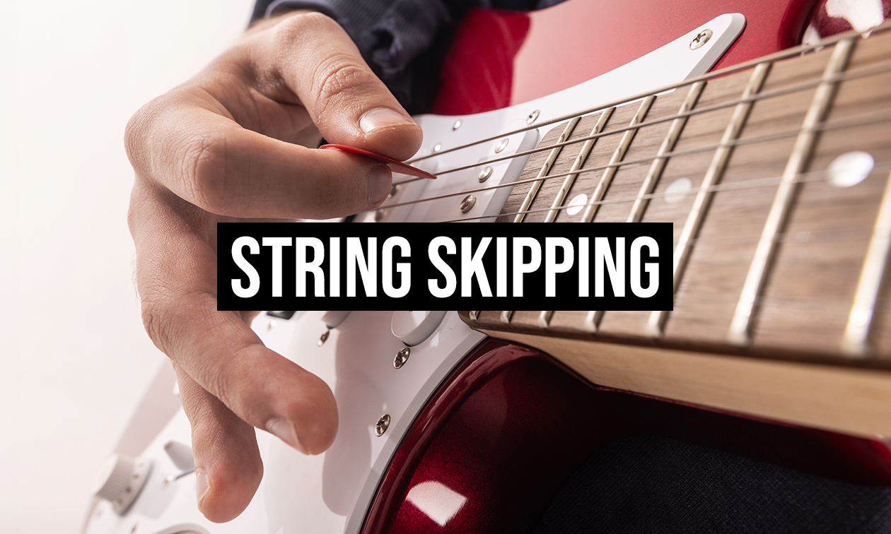String Skipping lernen: Arpeggios, Pentatonik und Tapping Schritt für Schritt meistern Artikelbild