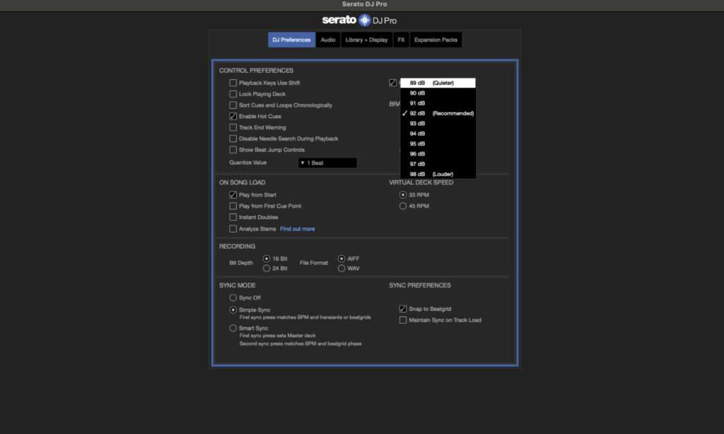 DJ-Software richtig einrichten: Serato DJ Pro Voreinstellungen