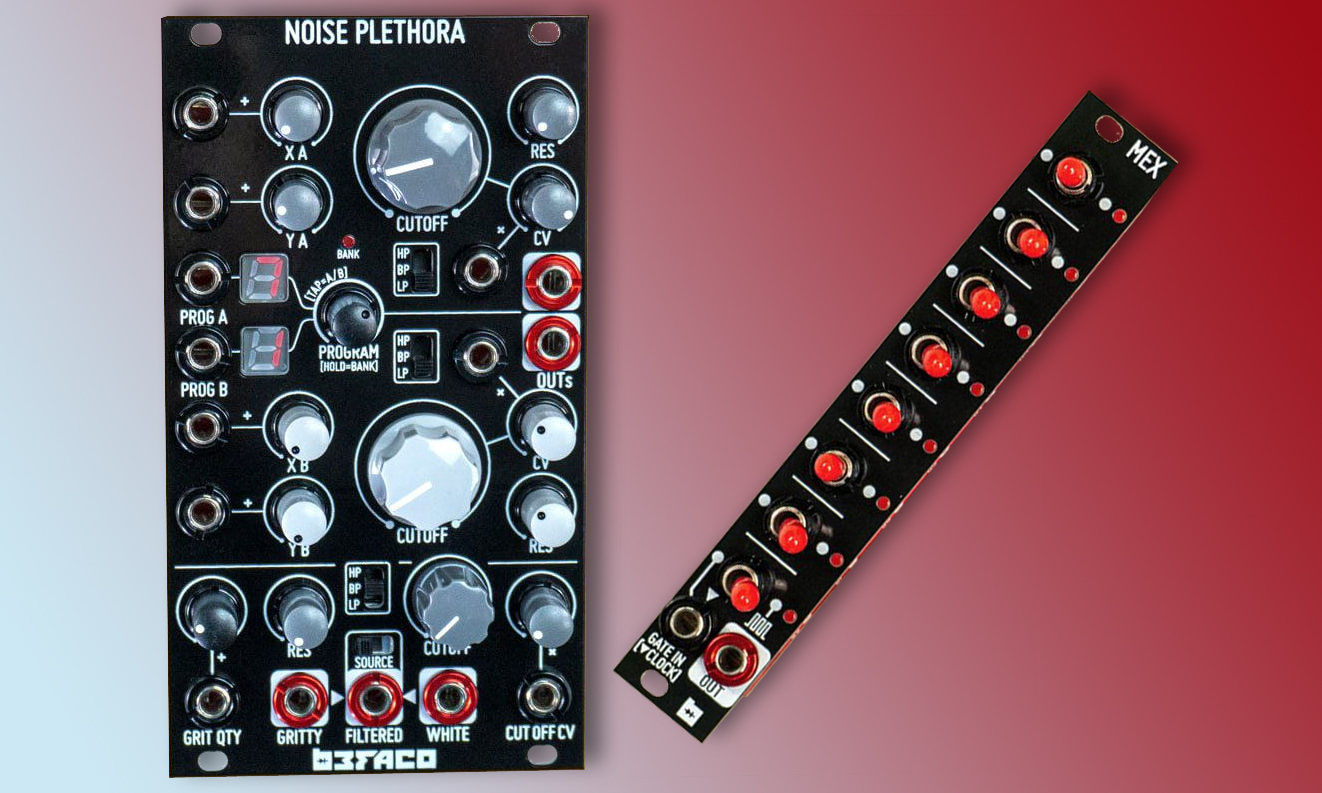 Superbooth 2021: Befaco Noise Plethora und MEX - Noise-Modul und 