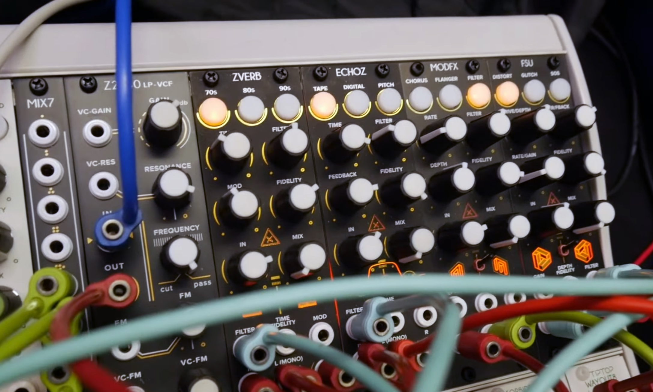 Superbooth 2021 Tiptop Audio FSU und MOD FX neue Effektmodule für