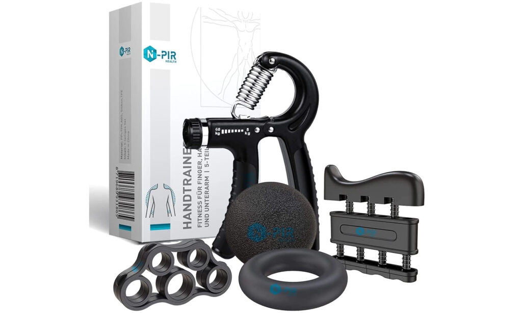 Hand-und Fingertrainer trainieren die Muskulatur von Hand und Fingern, was den technischen Aspekt beim Spielen deutlich unterstützt. (Quelle: Amazon)