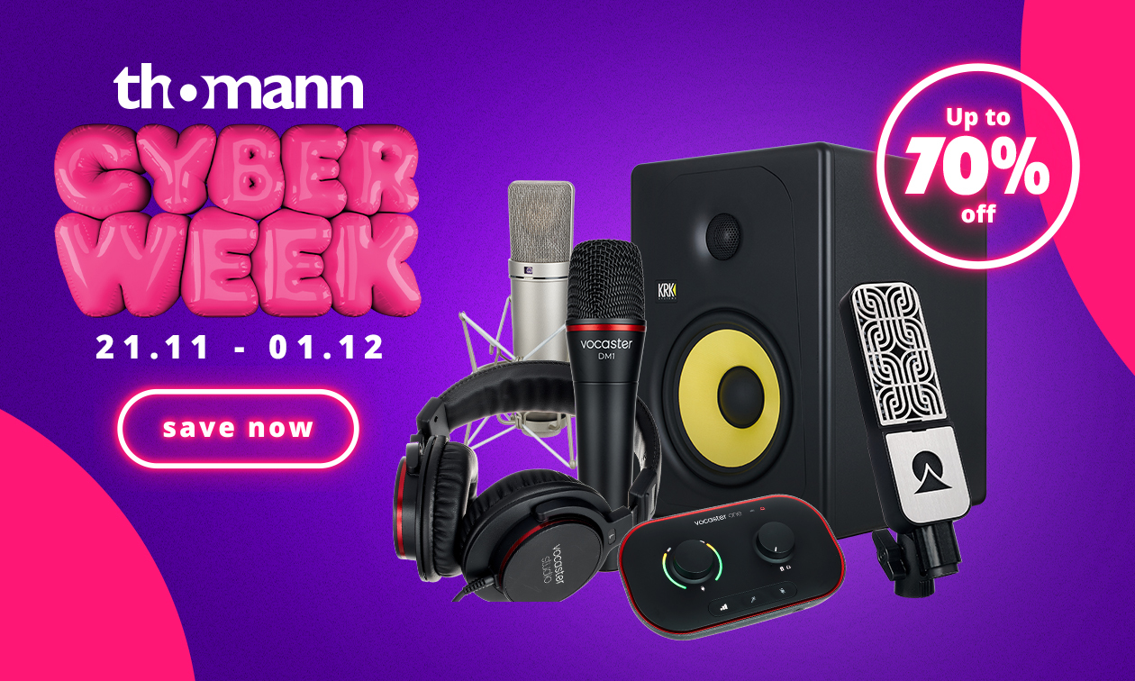 Thomann Cyberweek: Recording-Deals Artikelbild