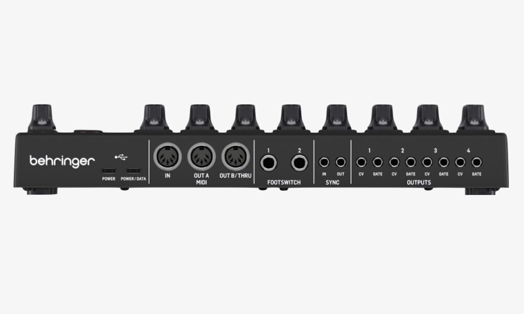 Die Anschlüsse des BCR32 (Bildquelle: Behringer)