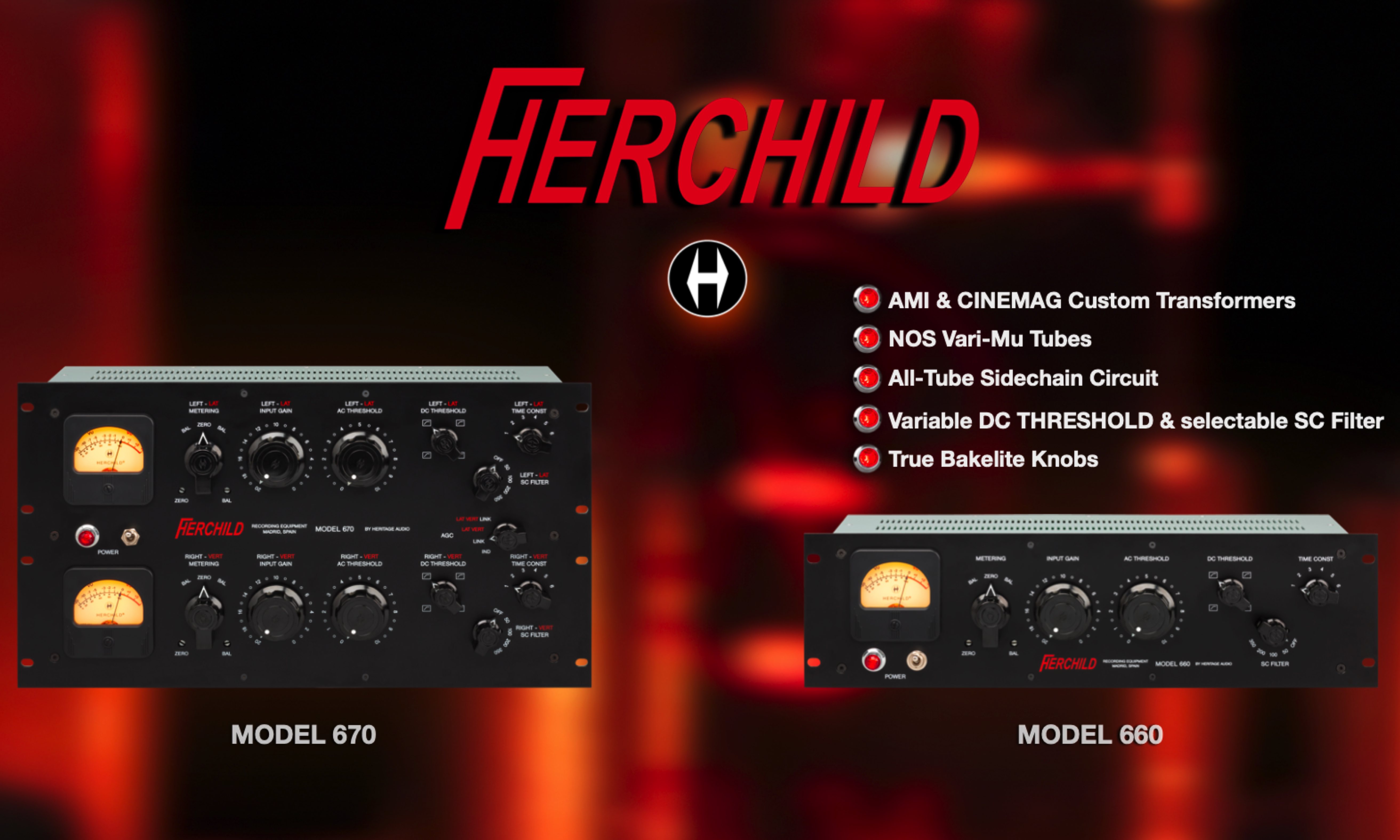 Moderne Alternativen zum Fairchild 660 und 670 - der Herchild 660 und 670 von Heritage Audio Artikelbild