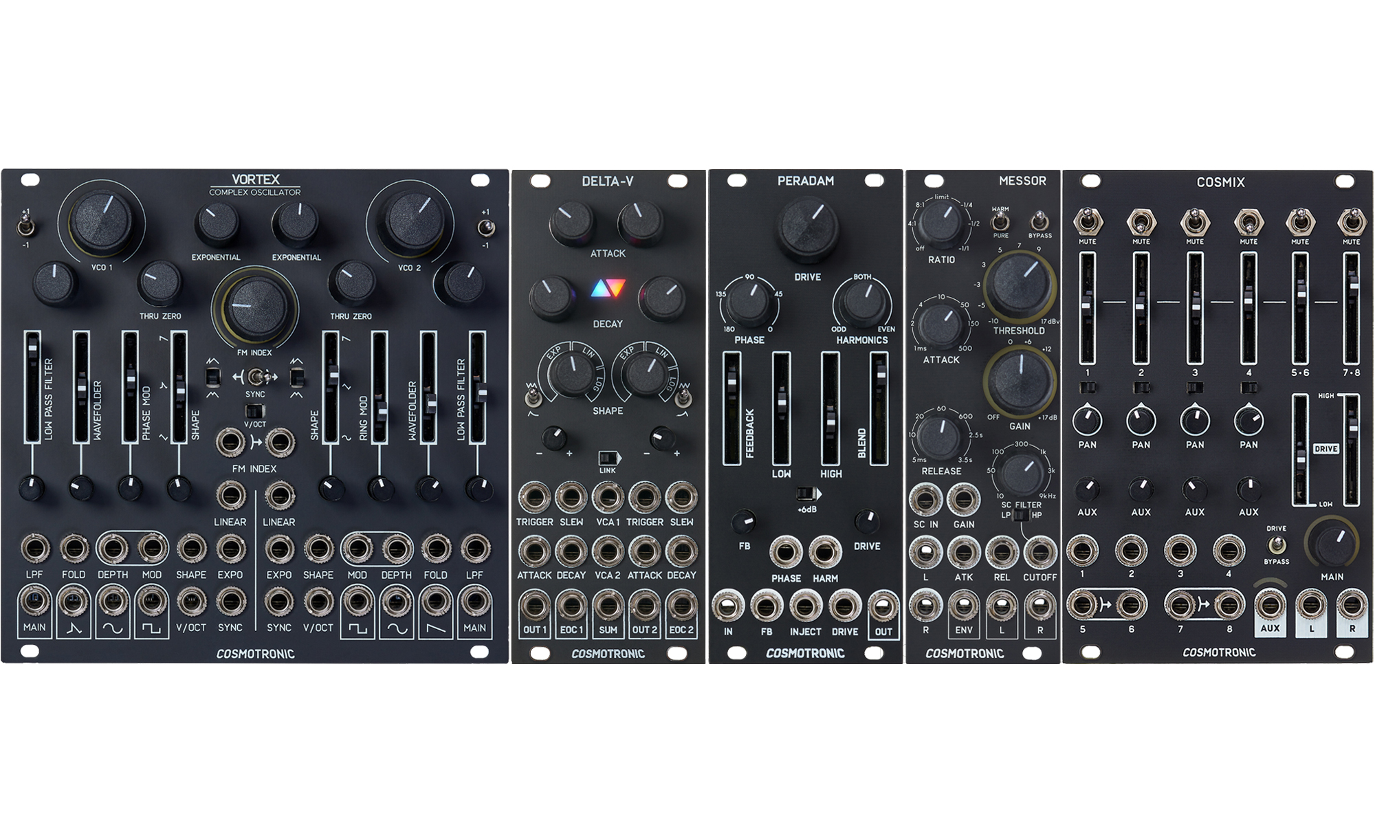 Cosmotronic Vortex, Delta-V, Peradam, Messor und Cosmix Test - Bonedo