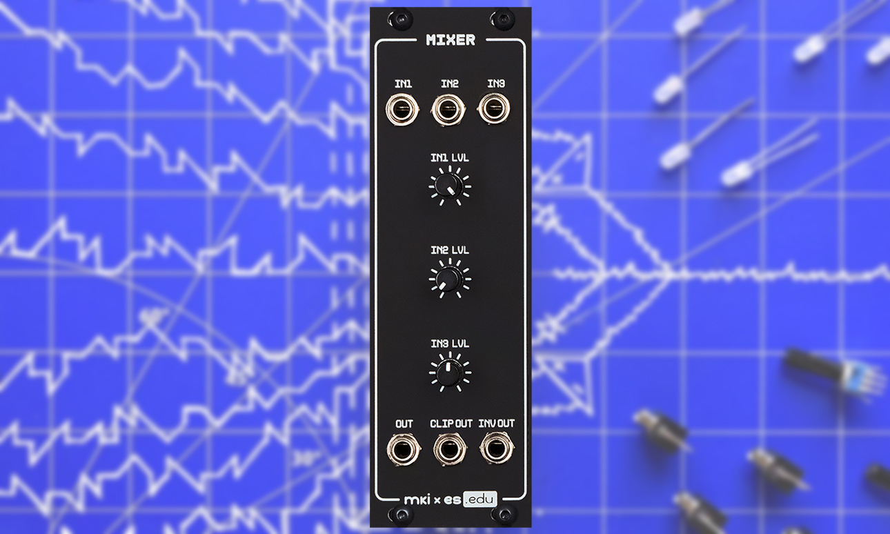 Erica Synths EDU DIY MIXER –3-Kanal Mixer Modul mit Dioden-Distortion Artikelbild