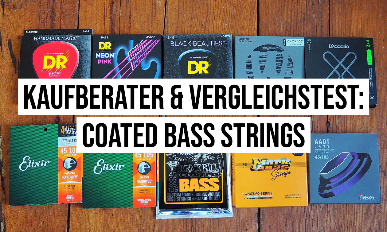 Coated Bass Strings: Beschichtete Saiten für E-Bass im Vergleich Artikelbild