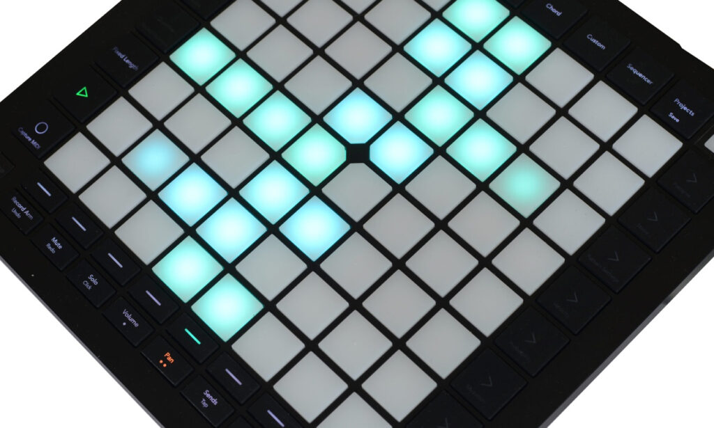 Clip-Matrix des Novation Launchpad Pro MK3