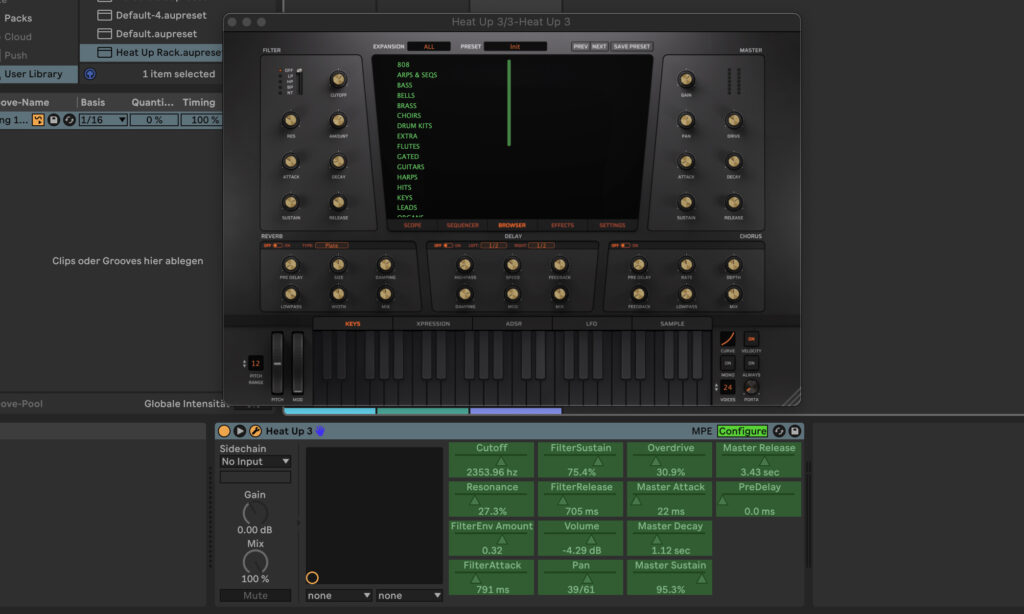 Ableton Racks Mapping