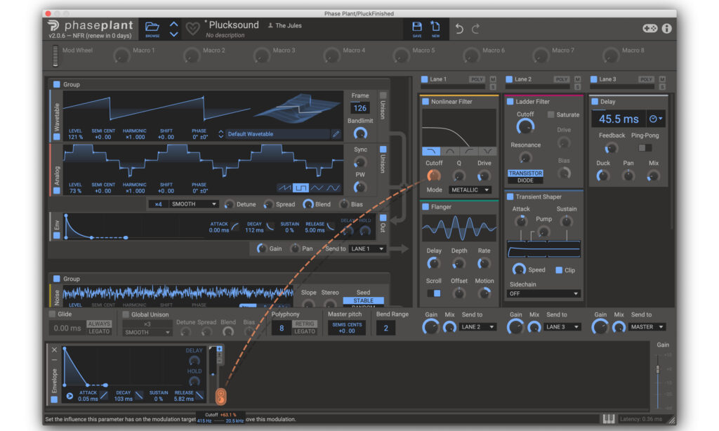 Effekte in Phase Plant von Kilohearts