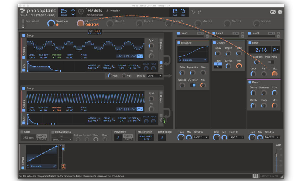 FM Preset in Phase Plant von Kilohearts