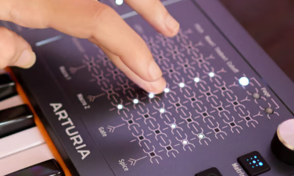 MiniFreak 49 XYZ-Touch-Matrix (Bildquelle: Arturia)