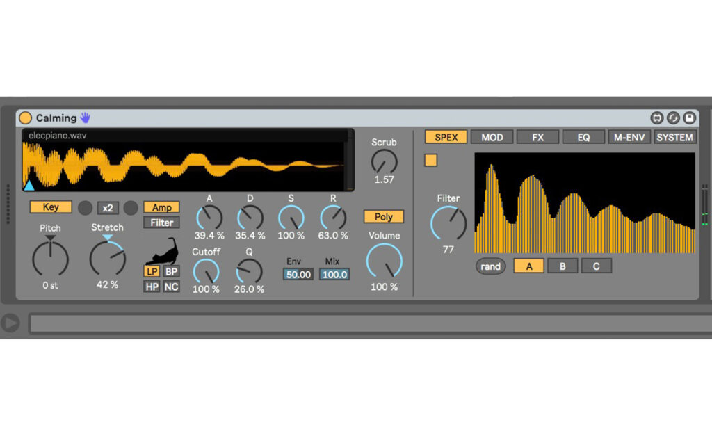 Instrument CatStretch 3 in der DAW Ableton Live