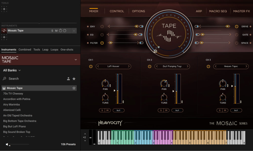 LoFi_Kaufberater: Heavyocity Mosaic Tape.