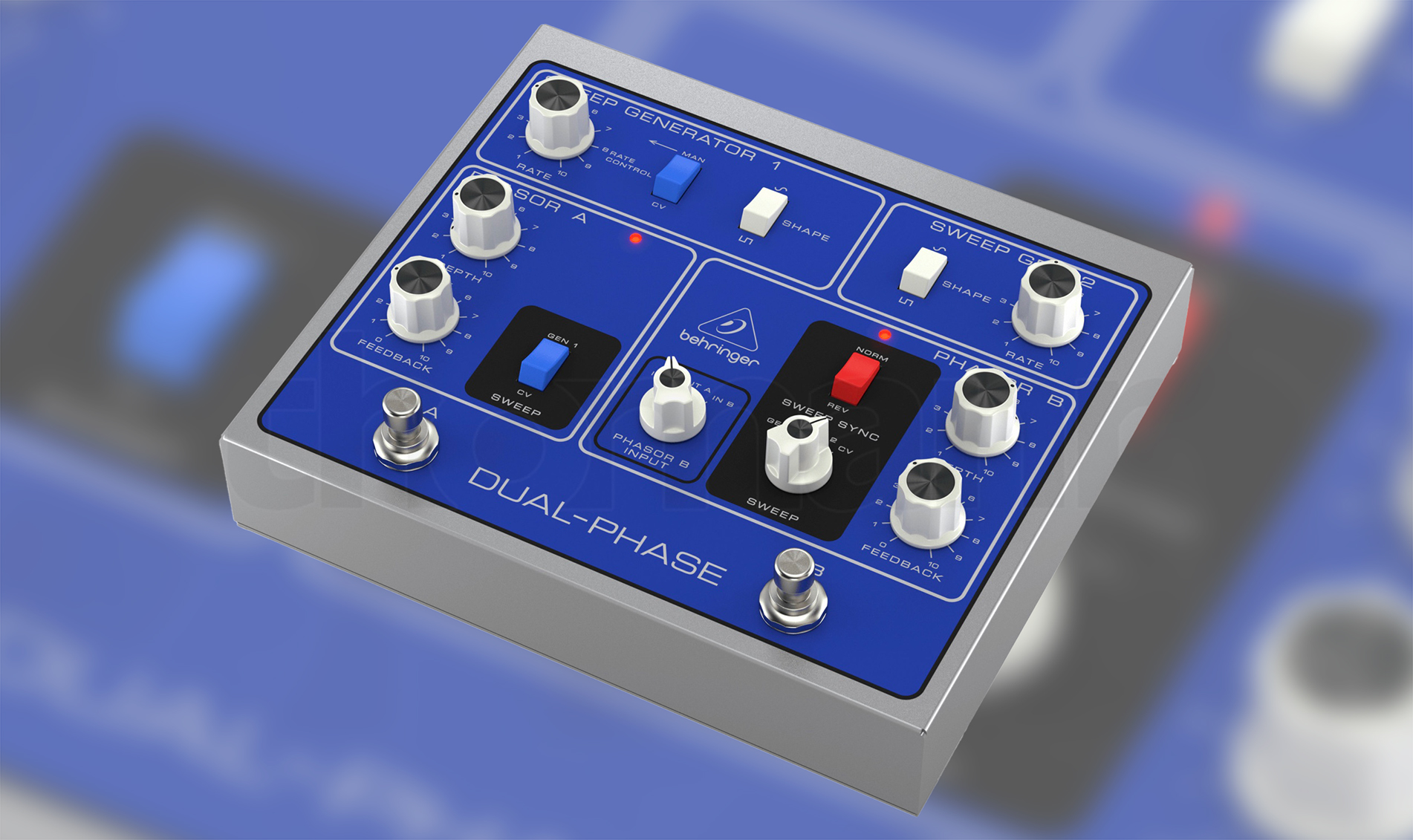 Behringer Dual-Phase: Klon des Mu-Tron Bi-Phase Pedals - Bonedo