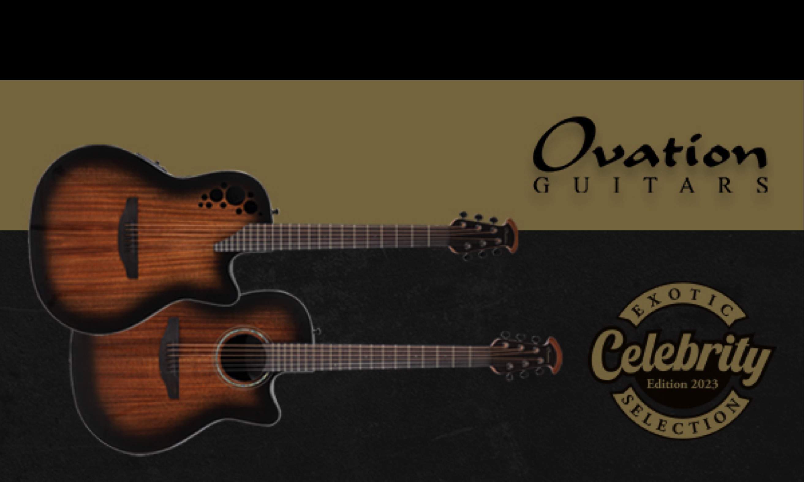 Ovation stellt limitierte Celebrity Blackwood Exotic Selection vor Bonedo