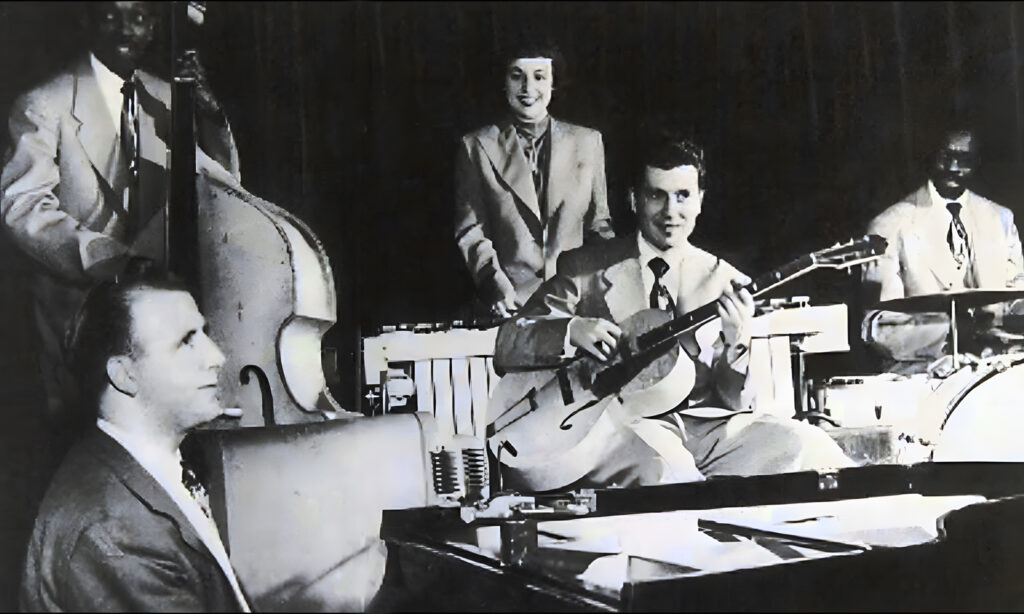 Block Chords und Shearing Style: George Shearing Quintett