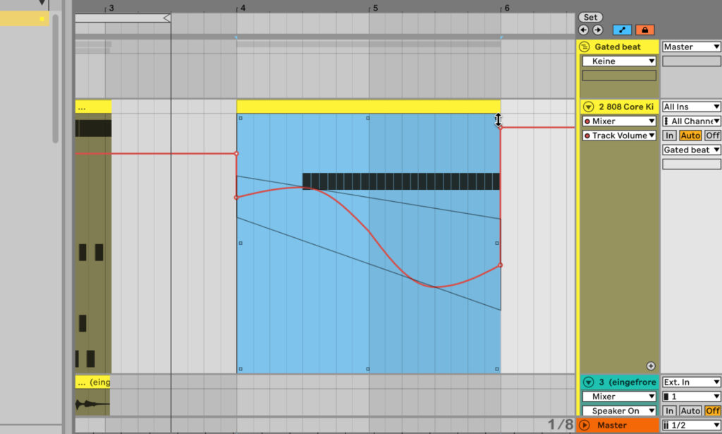 Automationskurve in Ableton Live