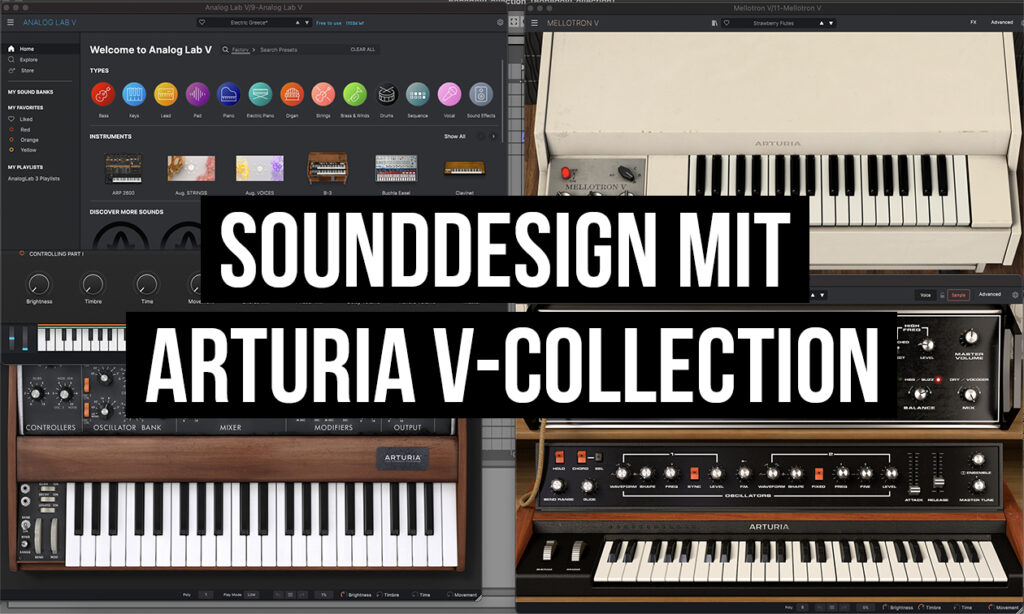 Arturia V-Collection Sounddesign