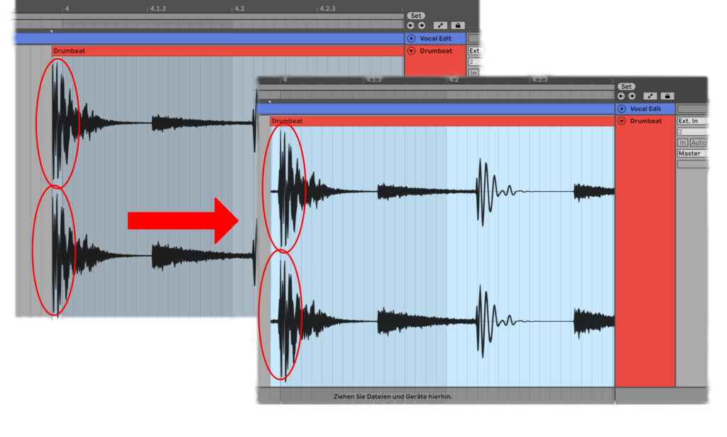 Audio CLIP Ableton Live