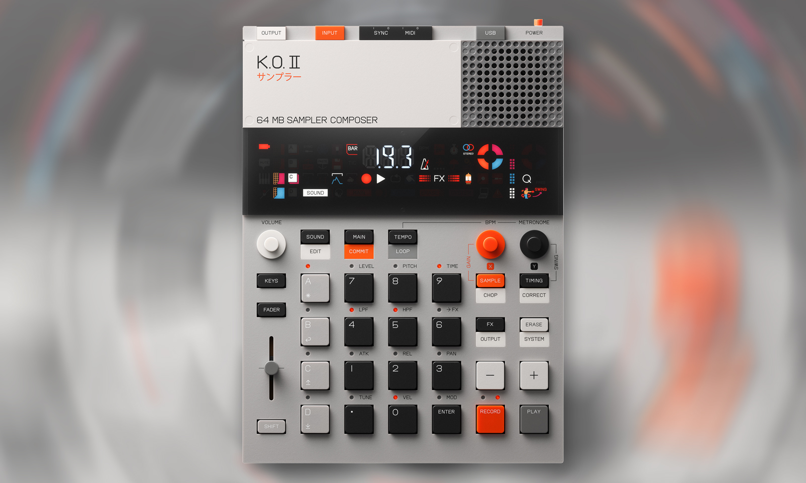 Teenage Engineering EP-133 K.O. II – mobiler Sampler, Sequenzer 