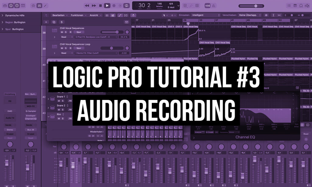 Audio Recording mit Logic Pro