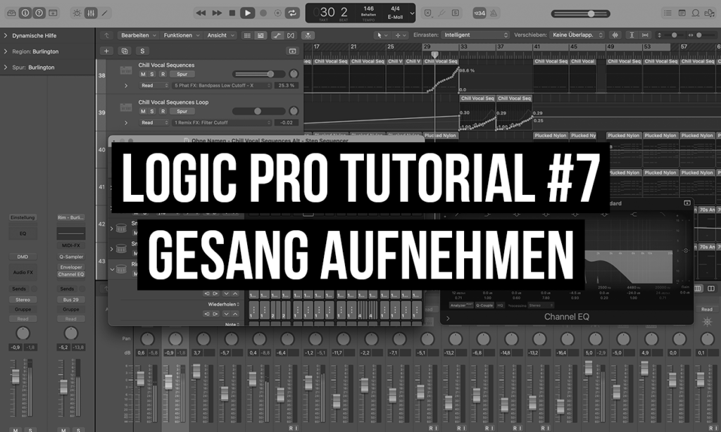 Logic Pro X Tutorial #7: Gesang aufnehmen 