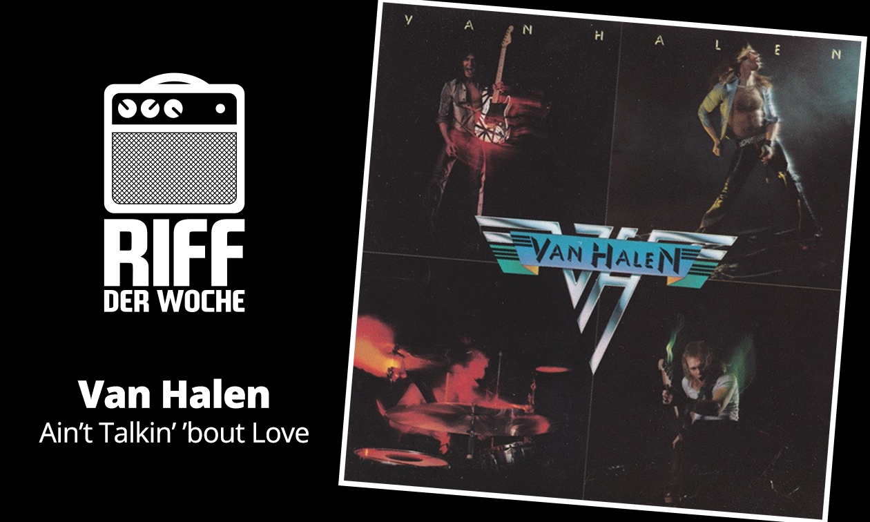 Van Halen "Ain't Talkin' 'bout Love" auf der Gitarre lernen (Noten, Tabs & Backing Track) Artikelbild