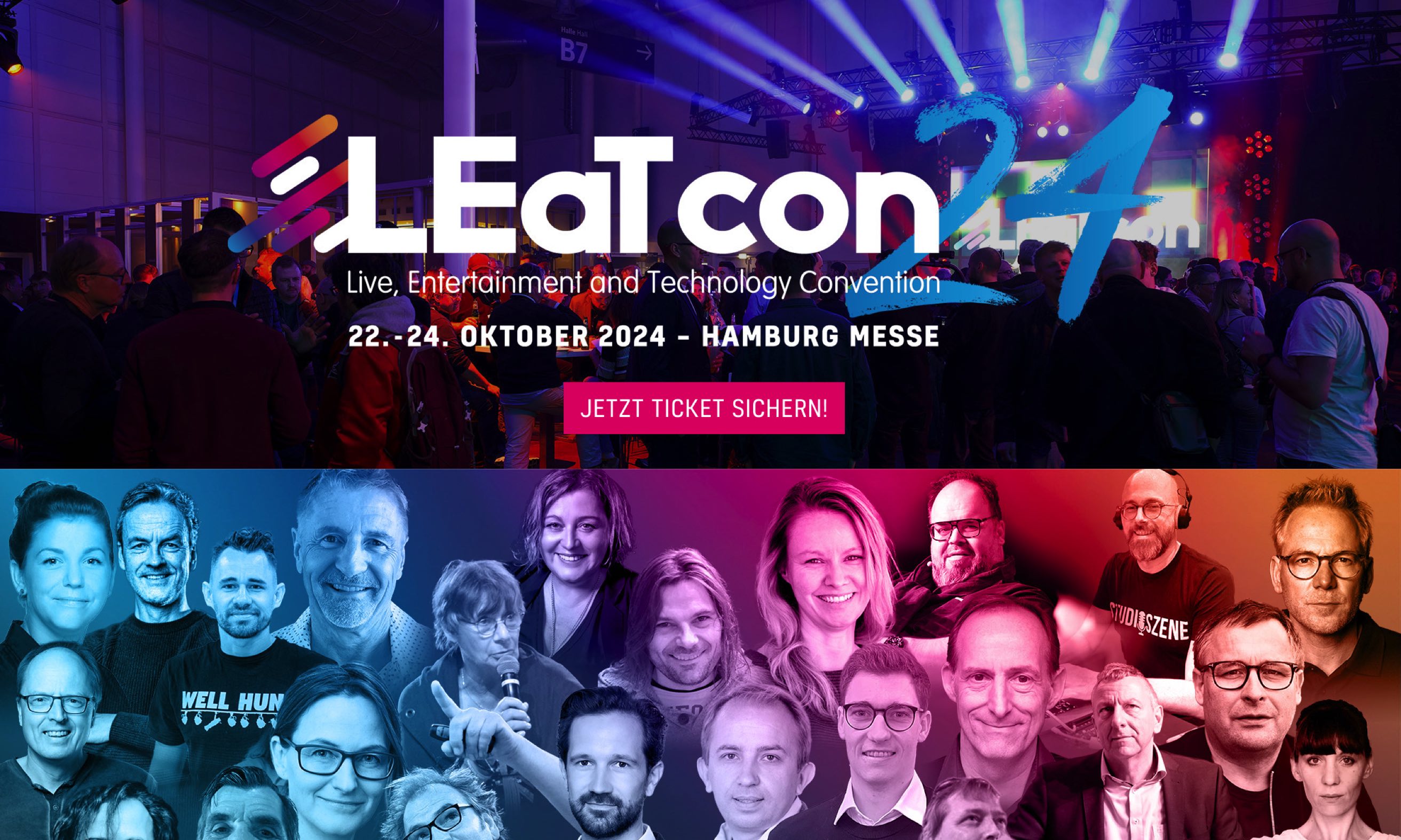 Vom 22. bis 24. Oktober 2024 findet die LEaT con 24 statt Technik zum