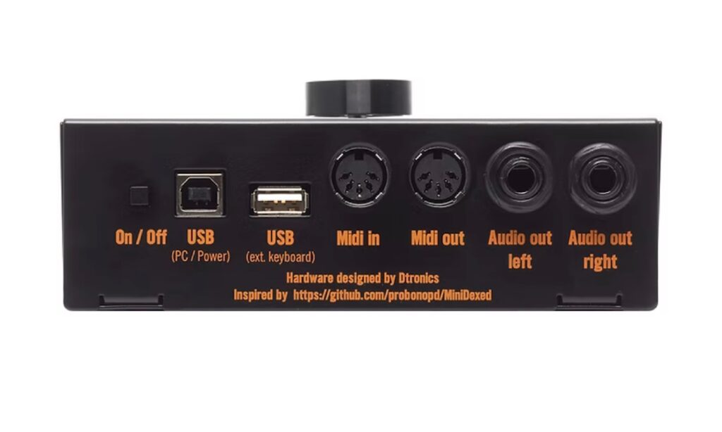 DT-DX MiniDexed (Bildquelle: Dtronics)