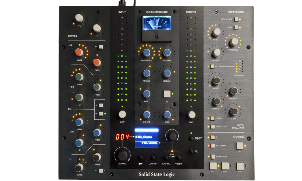 Bedienoberfläche des SSL UC1