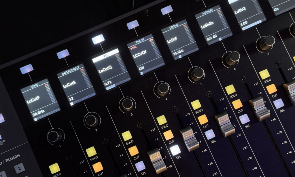 SSL UF8 Pluginbedienung