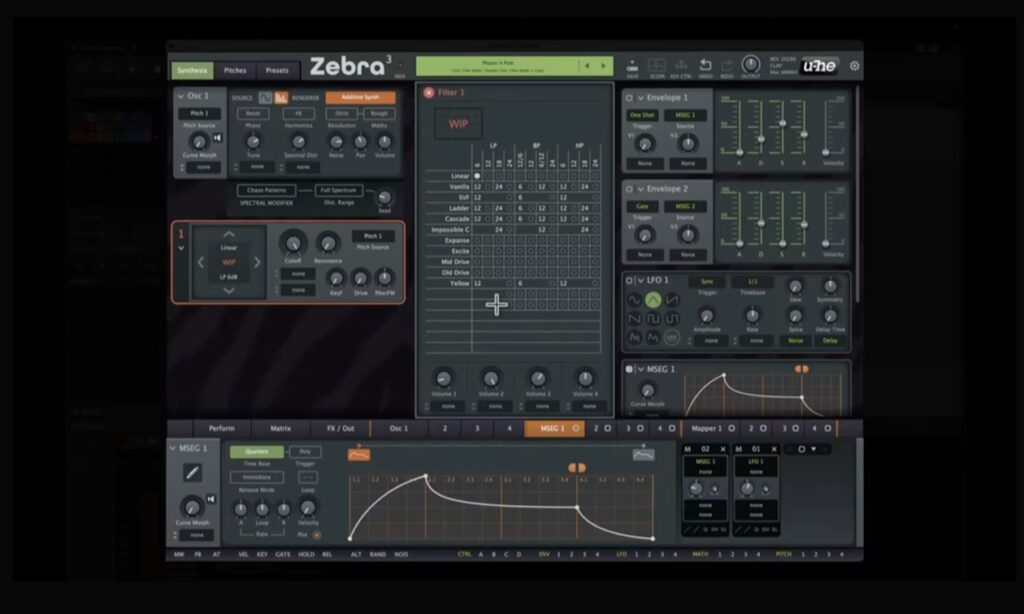 Zebra 3 Beta (Bildquelle: u-he)